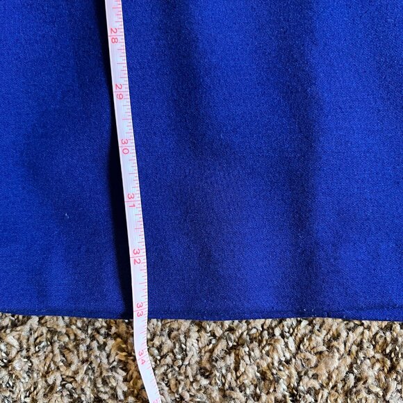 LOFT Cobalt Blue Sleeveless Midi Dress Size 0P - Picture 7 of 11